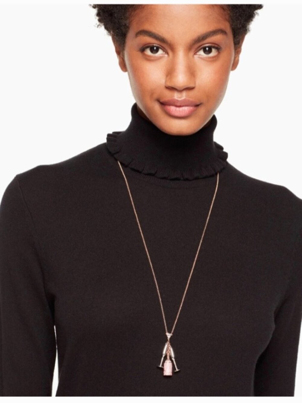 KATE SPADE NEW YORK *MAKE MAGIC CHAMPAGNE * EARRINGS & NECKLACE SET